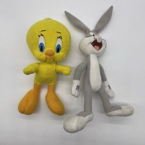Looney Tunes Ace‎ Bugs Bunny And Tweetie Bird Plush Vtg